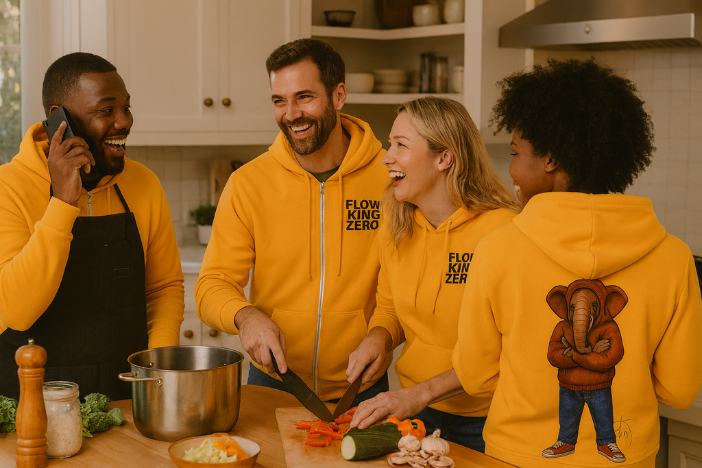 Flow King Orange Elephants // 2026 Tribe & Crew Key